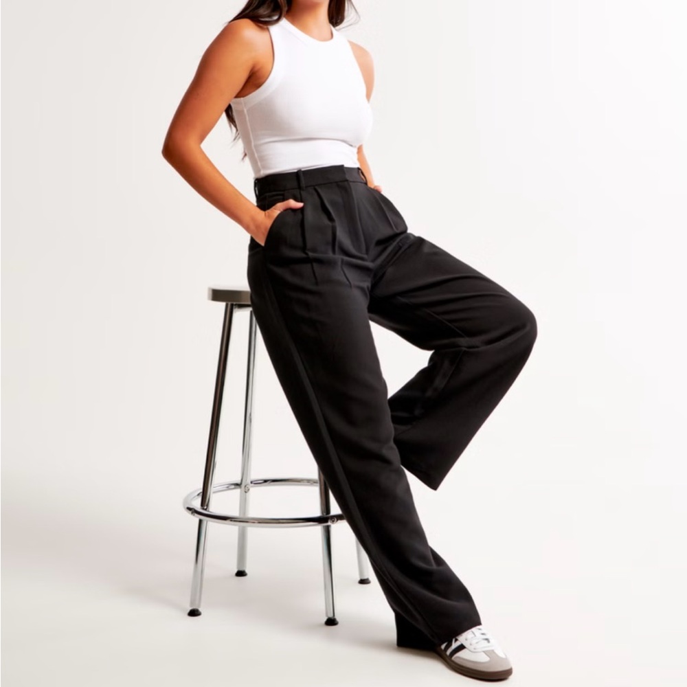 Abercrombie & Fitch Black Trousers